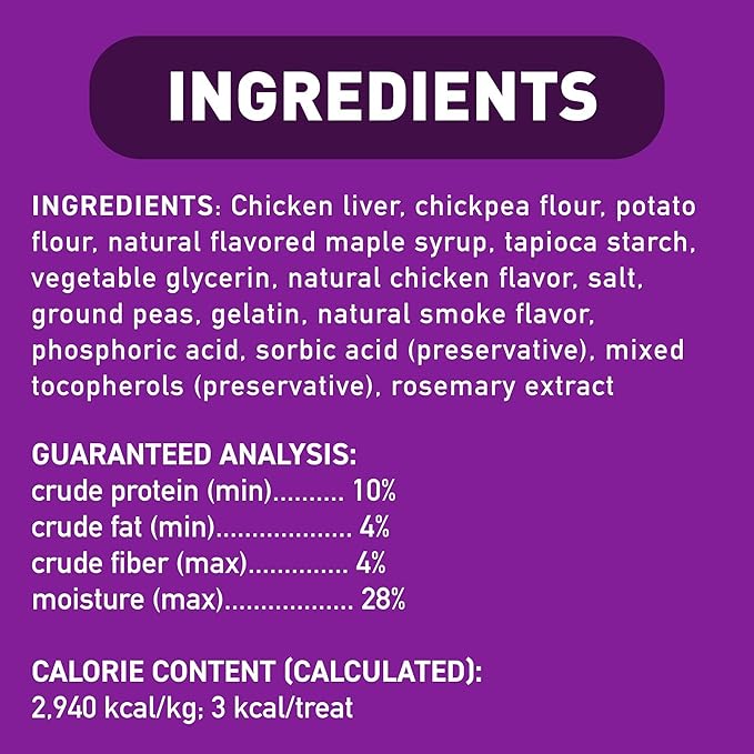 Cloud Star Tricky Trainers Chewy & Grain Free, Low Calorie Dog Training Treats, Baked in the USA, Liver 5 oz.