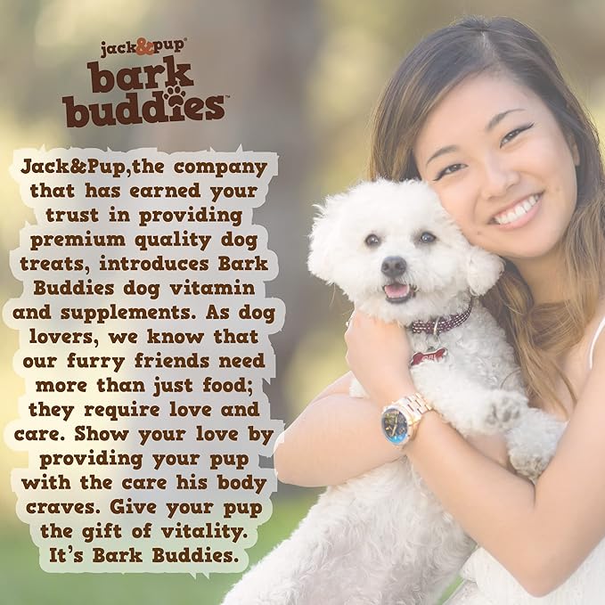 Jack&Pup Dog Allergy Chews - Bark Buddies Aller-Care Soft Chew Bites Itch Relief for Dogs & Allergy Support for Dogs - Dog Immune Supplement, Dog Skin Allergies Treatment and Anti Itch for Dogs 60ct