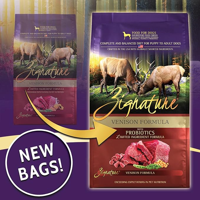 Zignature Venison Limited Ingredient Formula Dry Dog Food 12.5lb