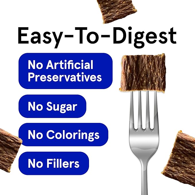 Real Meat Dog Treats - Two 12oz Bag of Bite-Sized Air-Dried Lamb Jerky for Dogs - Grain-Free Jerky Dog Treat Made up of 95% Human-Grade, Free-Range, Grass Fed Lamb - All-Natural High Protein Dog Treat