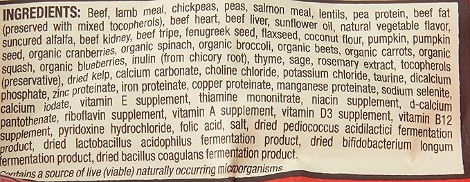 Stella & Chewy's Raw Coated Beef 3.5Lb Dry Dog Food