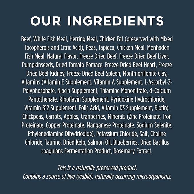 Instinct Raw Boost Grain Free Recipe with Real Beef Natural Dry Dog Food, 10 lb. Bag
