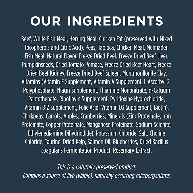 Instinct Raw Boost Grain Free Recipe with Real Beef Natural Dry Dog Food, 10 lb. Bag