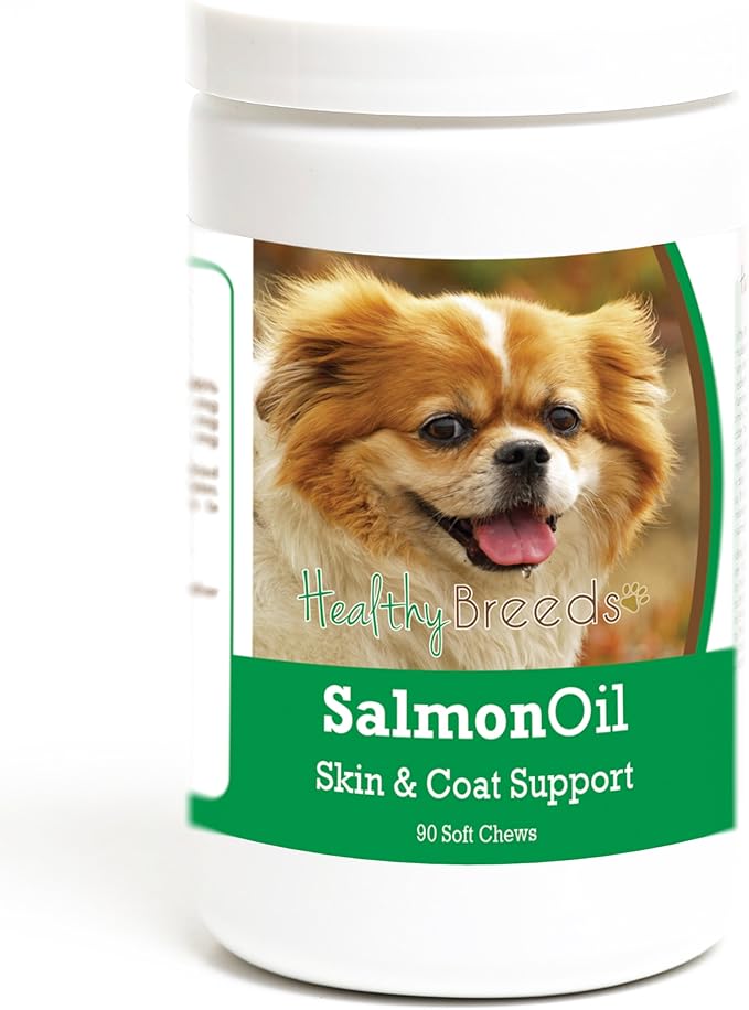 Healthy Breeds Tibetan Spaniel Salmon Oil Soft Chews 90 Count