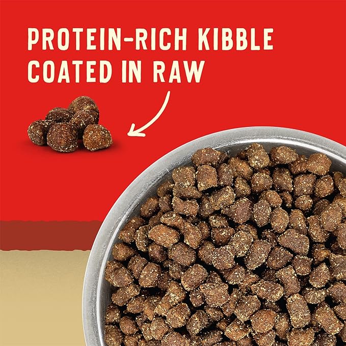 Stella & Chewy's Wild Red Dry Dog Food Raw Coated High Protein Wholesome Grains Red Meat Recipe, 3.5 lb. Bag