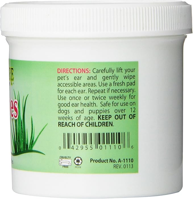 PPP Pet Aroma Care 100 Count Ear Wipes