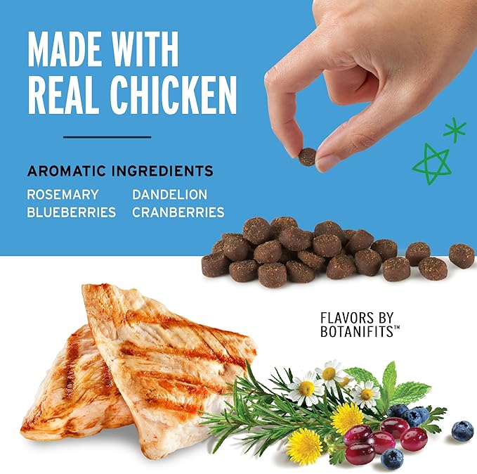 Pet Botanics 4 oz. Pouch Training Rewards Mini Soft & Chewy, Chicken Flavor, with 200 Treats Per Bag, The Choice of Top Trainers