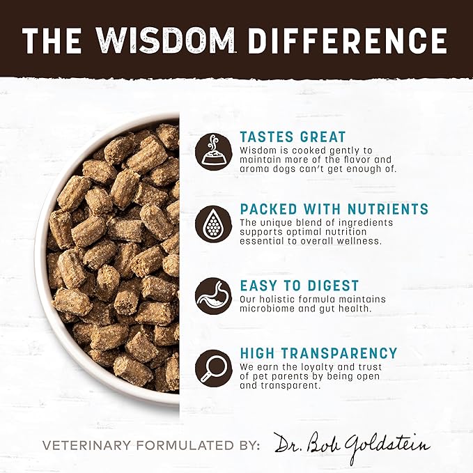 Earth Animal Wisdom Air-Dried Dog Food | from The Sea Recipe Premium Natural Dog Food | All Breeds & Ages | Made in The USA | 2 Pound Bag