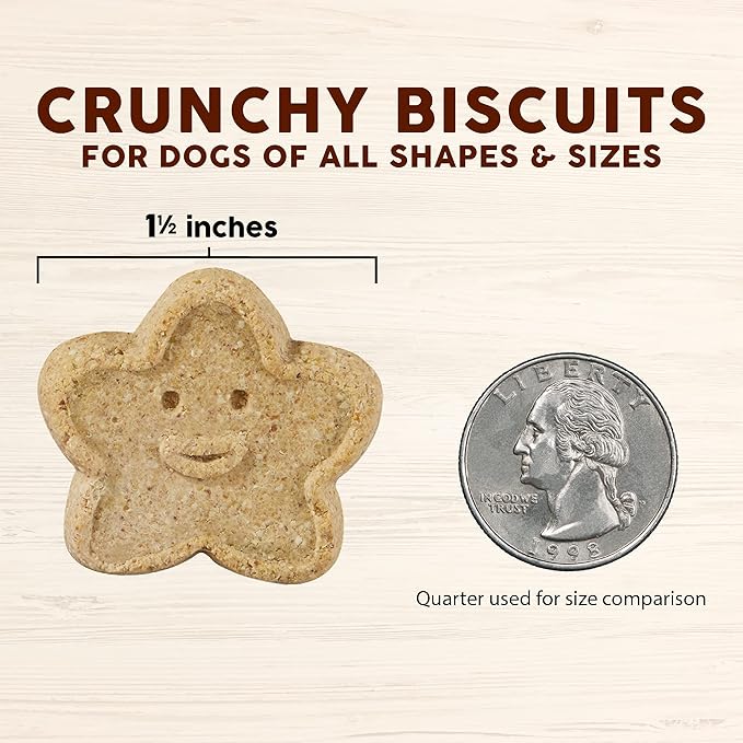 Cloud Star Wag More Bark Less - Dog Treats - Crunchy Biscuits - Grain Free Pumpkin - 2.5 lb Pouch