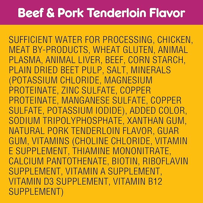 Pedigree High Protein Wet Dog Food Pouches, Variety Pack, 3.5 oz. Pouches,(Pack of 18)