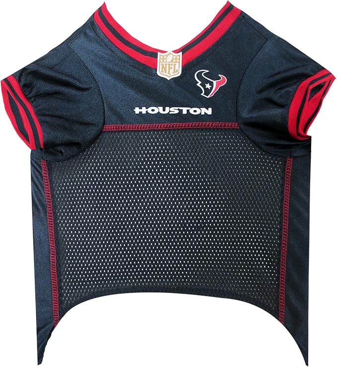 NFL Housotn Texans Dog Jersey, Size: X-Small. Best Football Jersey Costume for Dogs & Cats. Licensed Jersey Shirt