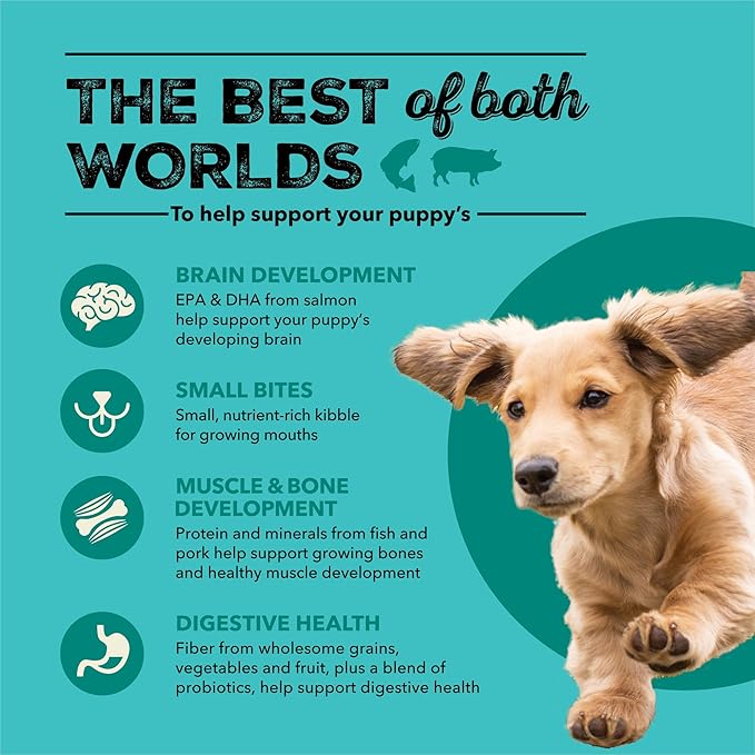 ACANA™ Wholesome Grains Dry Dog Food Puppy Sea & Farm Recipe, 4lb (Pack of 2)