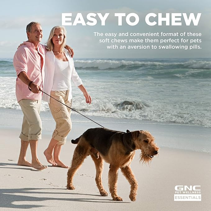 GNC for Pets Essentials Dog Multivitamin Soft Chews, 60 Ct - 3 Pack | Salmon Oil Dog Supplement Immune Booster | Chicken Flavor Chewable Dog Multivitamin with Vitamins and Minerals