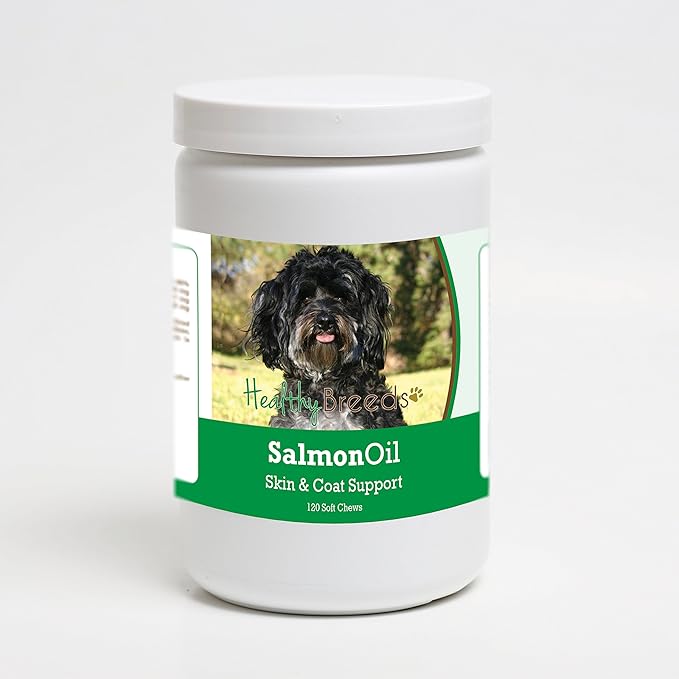 Healthy Breeds Maltipoo Salmon Oil Soft Chews 120 Count