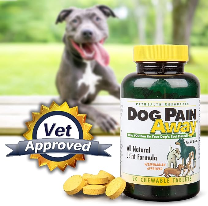 Treats Arthritis, Inflammation, Joint Pain, & Decreased Flexibility - 90 Dog Chewable Tablets