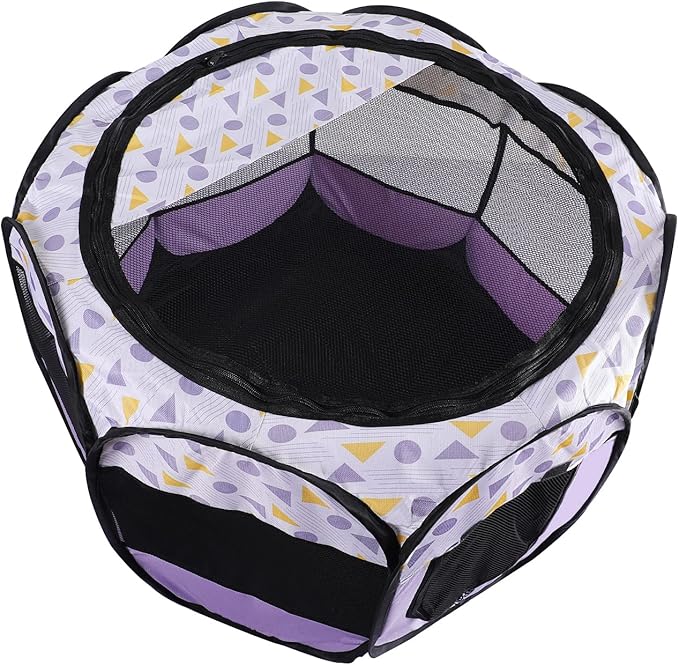 Portable Dog Cat Playpen Small Dog Puppy Kitten Play Pens Indoor Pop Up Travel Dog Pen for Outdoor Camping Use