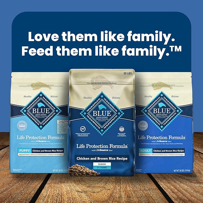 Blue Buffalo Life Protection Formula Healthy Weight Large Breed Adult Dry Dog Food for Weight Control, Made with Natural Ingredients, Chicken & Brown Rice Recipe, 30-lb. Bag