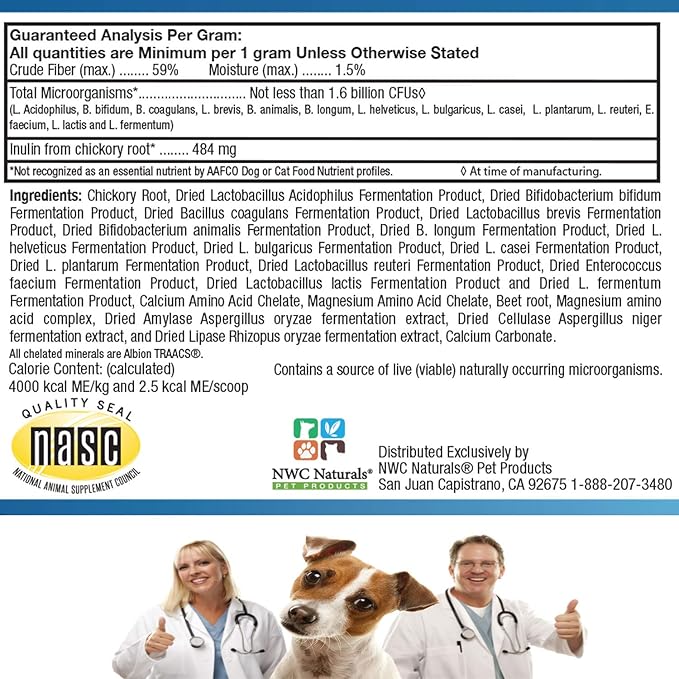 Mini-Twin Pack 2.22oz Probiotics and Digestive Enzymes for cats and dogs. Smaller Size.