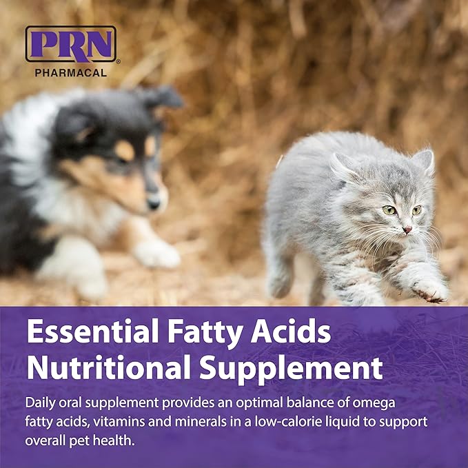 PRN Pharmacal OPTIMA 365 - Essential Fatty Acids Nutritional Supplement for Cats & Dogs - With Omega-3, Omega-6, Omega-9, & Other Vitamins & Minerals to Support Overall Pet Health - 16 Fl Oz