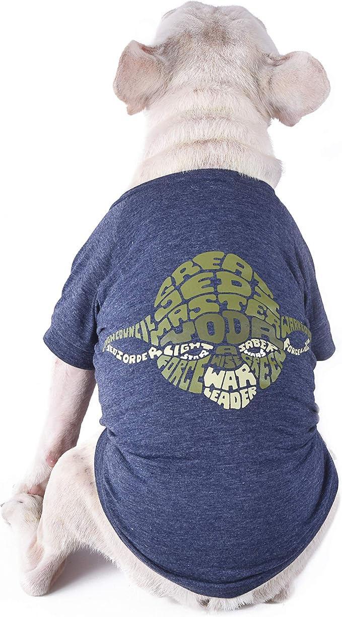 Star Wars for Pets Yoda Wisdom Dog Tee | Dog Shirt for Large Dogs | Size Large | Soft, Cute, and Comfortable Dog Clothing and Apparel, Cute Dog Clothes