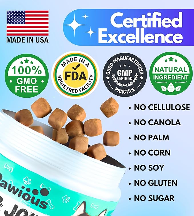 Probiotics for Dogs - Digestive Enzymes Gut Flora, Digestive Health, Immune System - Diarrhea Support, Itchy Skin, Allergies - Pumpkin, Flaxseed Meal, Papaya Powder - Probiotic Chews for Dogs