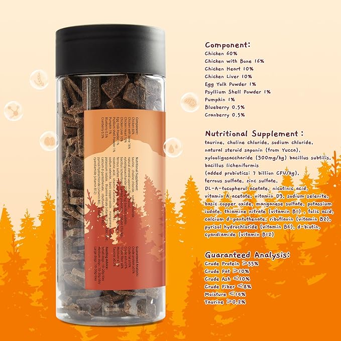 Jungle Calling Dog Treats, Natural High Protein Dog Training Treats with Real Chicken, Soft Puppy Jerky Bites, Grain Free Biscuits Snacks, Easy to Digest