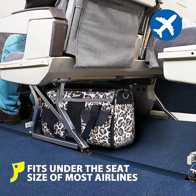 Pet Carrier Cat Carrier for Small Dogs, Dog Carrier, Cat Kennel, Dog Cat Pet Travel Carrier, Soft- Sided Pet Travel Carrier for Cats Dogs, Portable Foldable Pet Bag (Large)