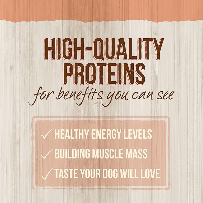 Merrick Healthy Grains Premium Adult Dry Dog Food, Wholesome And Natural Kibble With Salmon And Brown Rice - 25.0 lb. Bag