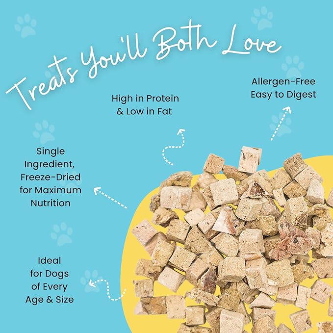 hotspot pets Freeze Dried Beef Liver Treats for Cats & Dogs - 1LB BIG BAG- Single Ingredient All Natural Grain-Free Beef Liver- Perfect for Training, Topper or Snack - Made in USA - (Beef Liver)