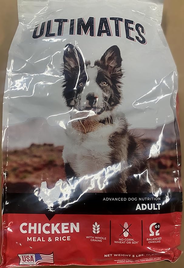 Ultimates Chicken Meal & Rice Dry Dog Food, 5 lb