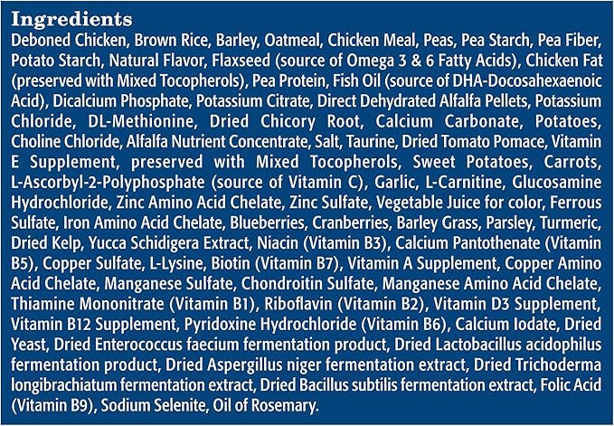 Blue Buffalo Life Protection Formula Natural Senior Dry Dog Food, Chicken and Brown Rice 5-lb Trial Size Bag