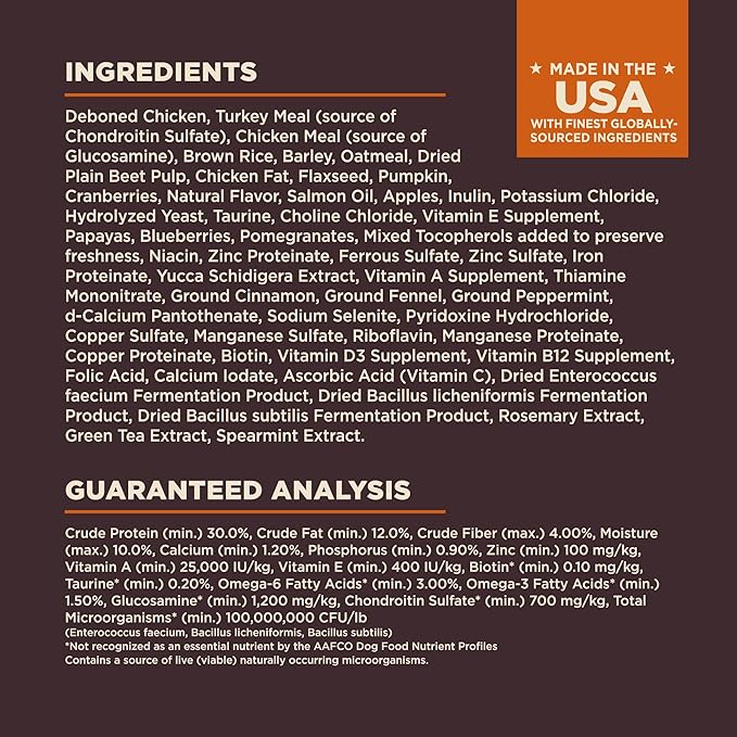 Wellness CORE Digestive Health Dry Dog Food with Wholesome Grains, Highly Digestible, For Dogs with Sensitive Stomachs, Made in USA with Real Chicken (Adult, 24-Pound Bag)