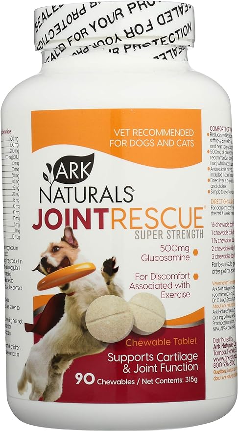 Ark Lighting NATURALS Joint Rescue Super Strength Chews (90 Count), (700542)