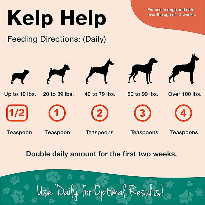 NaturVet Kelp Help Powder 4 lbs.
