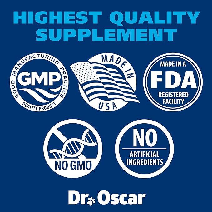 Taurine Supplement for Dogs Meets RDA of 500 mg per 25lbs Weight Unlike Most Alternatives, 120ct, Vet Endorsed for Enlarged Heart (DCM), Congestive Heart Failure (CHF) Taurine Deficiency, Heart Murmur