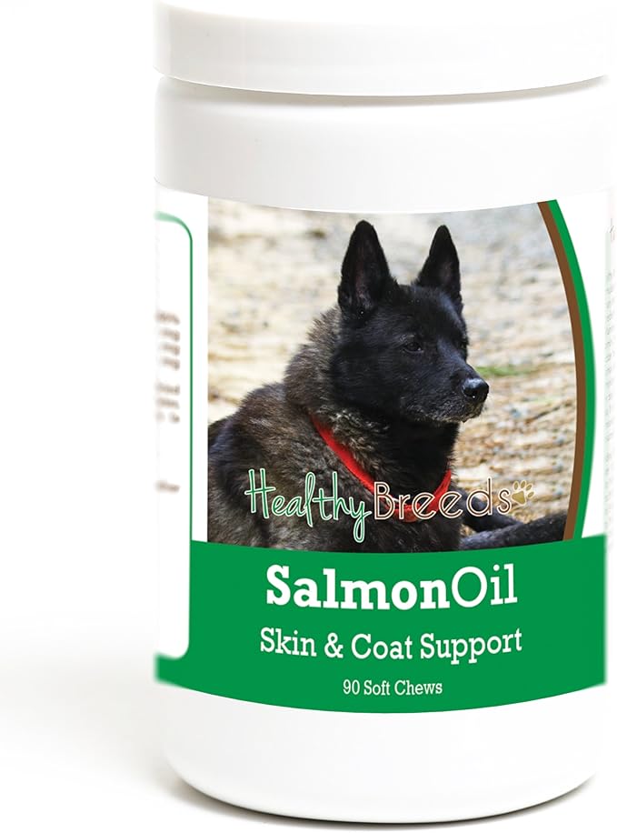 Healthy Breeds Norwegian Elkhound Salmon Oil Soft Chews 90 Count