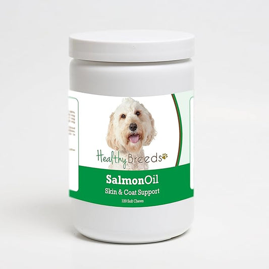 Healthy Breeds Labradoodle Salmon Oil Soft Chews 120 Count
