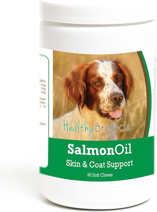 Healthy Breeds Irish Red and White Setter Salmon Oil Soft Chews 90 Count