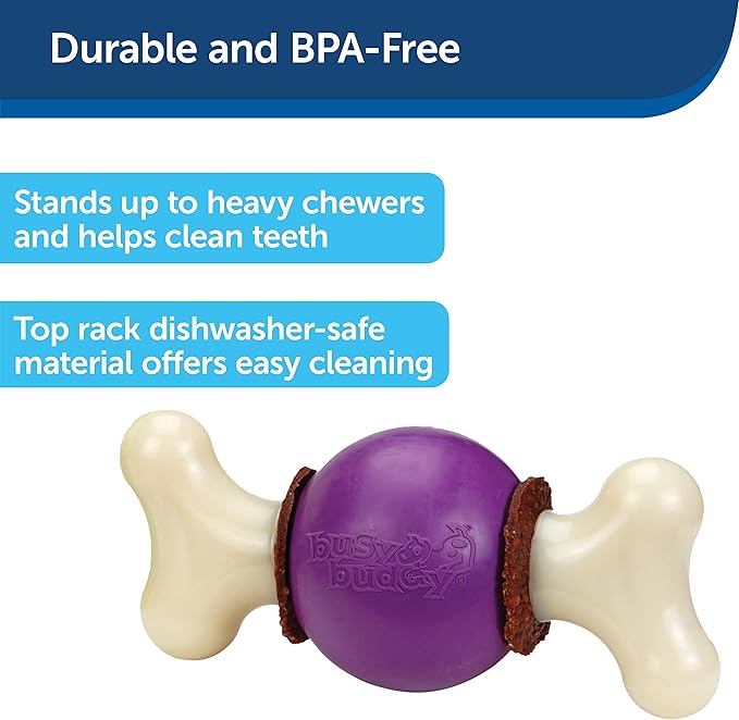 PetSafe® Busy Buddy® Bouncy Bone™, Treat Holding Dog Toy, Small, Best for Dogs Up to 10 Lb.