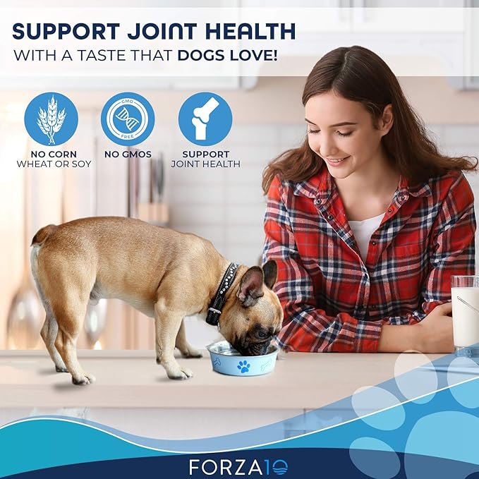 Forza10 Sensitive Joint Support Dog Food, 25 Pound Bag Mobility Support Dog Food, Fish Flavor Dry Dog Food Joint Support, Grain Free Dog Glucosamine Chondroitin for Mobility Arthritis Joint Issues