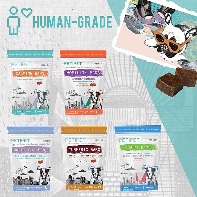 Vegan Organic Turmeric, Curcumin, Quercetin Plant Based Soft Chews for Seasonal Allergies, Itch, Skin Hot Spots, Immune & Digestive Health (60 Count)