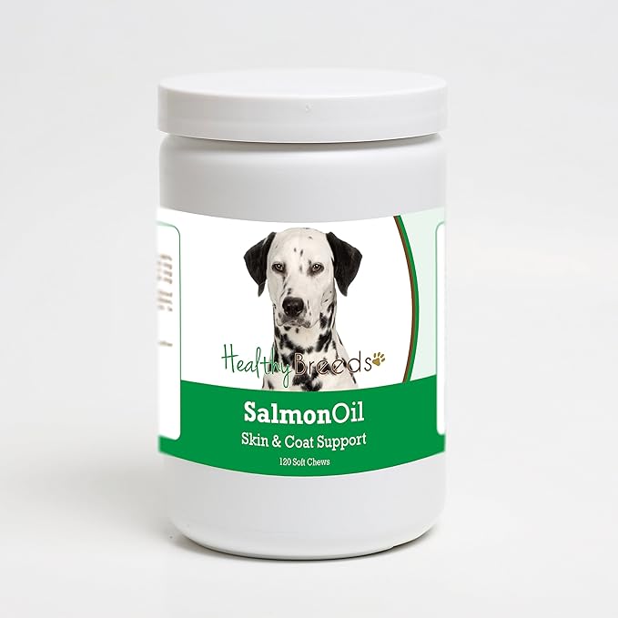 Healthy Breeds Dalmatian Salmon Oil Soft Chews 120 Count