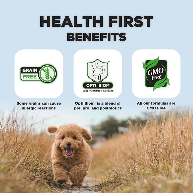 Nature's HUG Dry Dog Food, for Puppy - Toy & Small Breeds, 5 lb. Bag, Just Like Chicken, Grain Free & Hypoallergenic, Supports Microbiome Health, Complete Protein & Balanced Nutrition