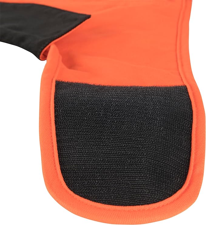 Carhartt Firm Duck Insulated Dog Chore Coat Hunter Orange/Brass, Small