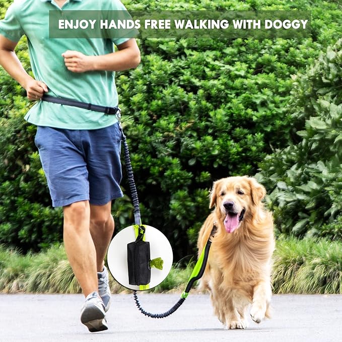 2 Pack Dog Poop Bag Holder, Poop Bag Holders for Leashes, CAKOVANO Pet Dog Waste Bag Dispenser Leash Attachment – Fits Any Dog Leash – Includes 2 Pack Poop Bag Dispenser & 2 Dog Training Clickers