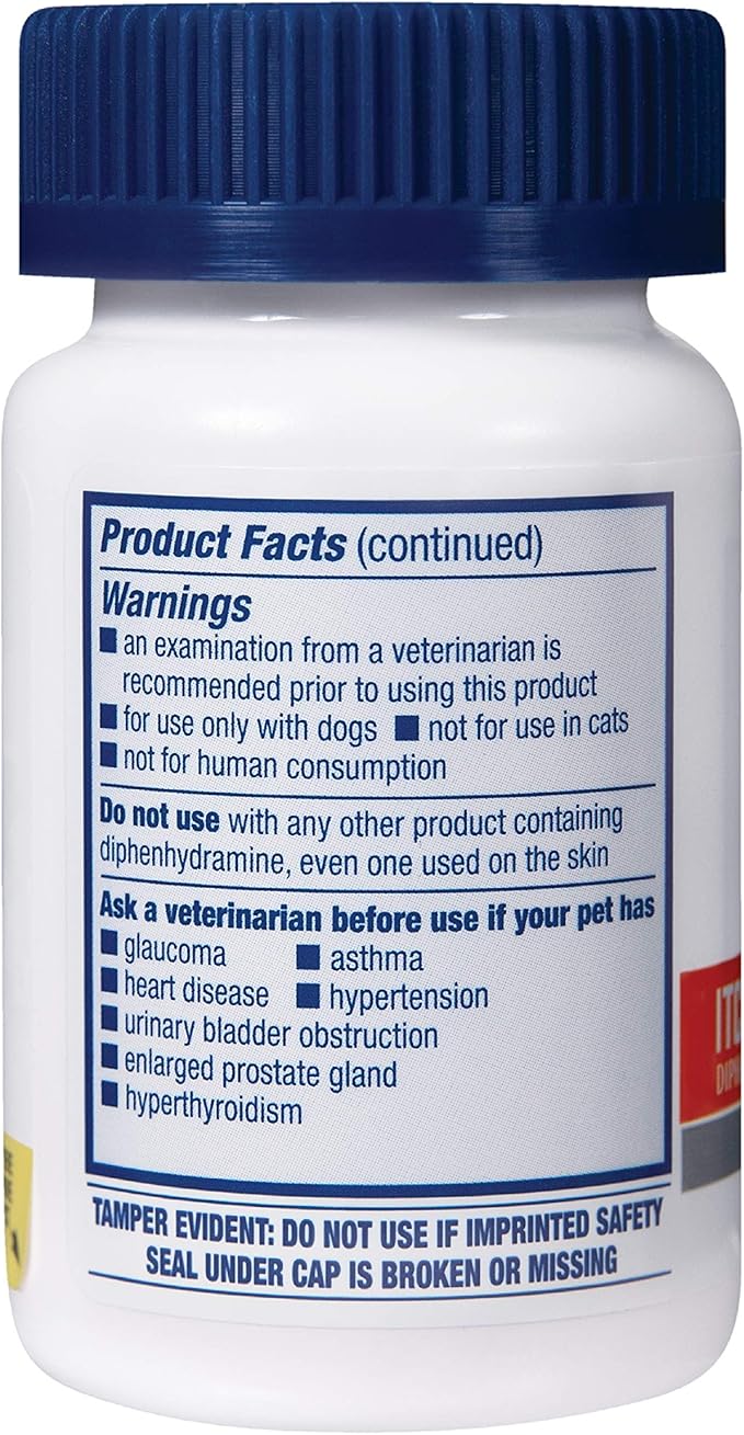 Pro-Sense ProSense Itch and Allergy Solutions 100 Count, for Dogs, Antihistamine