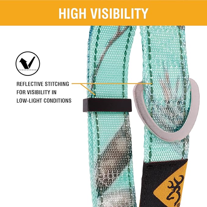 Browning Classic Webbing Collar Realtree Seaglass Small Teal