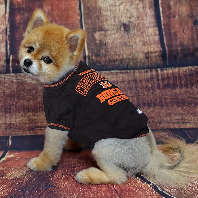 PET SHIRT for Dogs & Cats - NFL CINCINNATI BENGALS Dog T-Shirt, X-Large. - Cutest Pet Tee Shirt for the real sporty pup