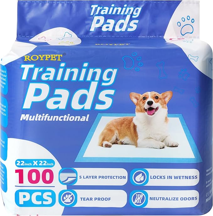22" x 22" Puppy Training Pads in Bag, 100-Count