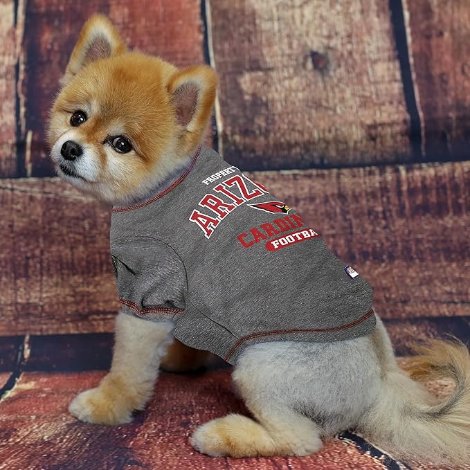 Pets First PET SHIRT for Dogs & Cats - NFL ARIZONA CARDINALS Dog T-Shirt, X-Small. - Cutest Pet Tee Shirt for the real sporty pup